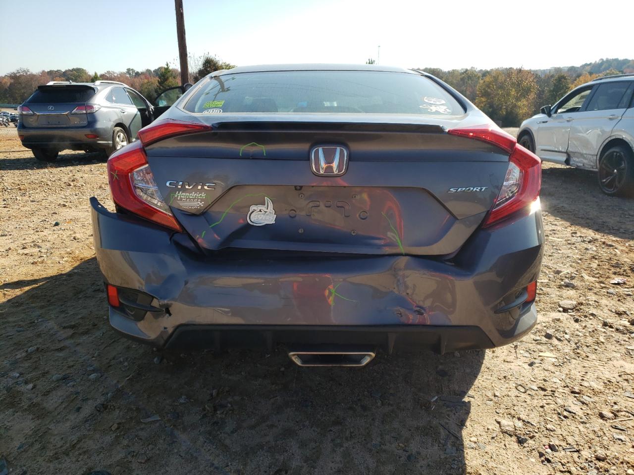 Lot #2945304504 2019 HONDA CIVIC SPOR