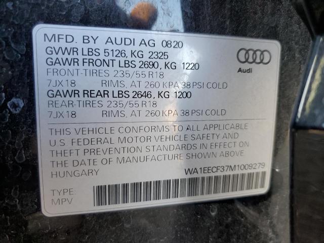 VIN WA1EECF37M1009279 2021 AUDI Q3 no.13