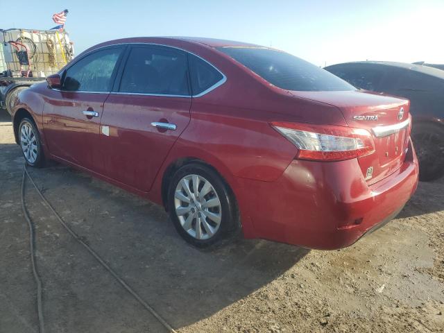 NISSAN SENTRA S 2013 red  gas 3N1AB7APXDL723983 photo #3