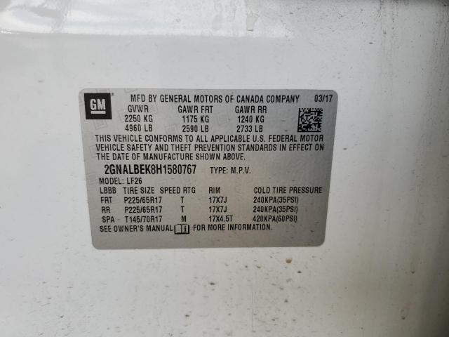2017 CHEVROLET EQUINOX LS - 2GNALBEK8H1580767