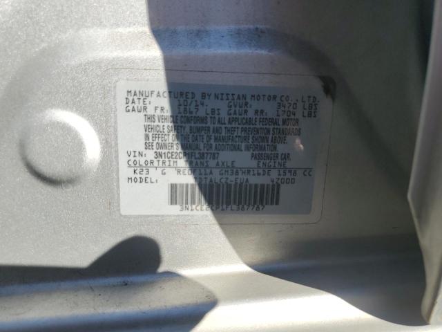 2015 NISSAN VERSA NOTE - 3N1CE2CP1FL387787