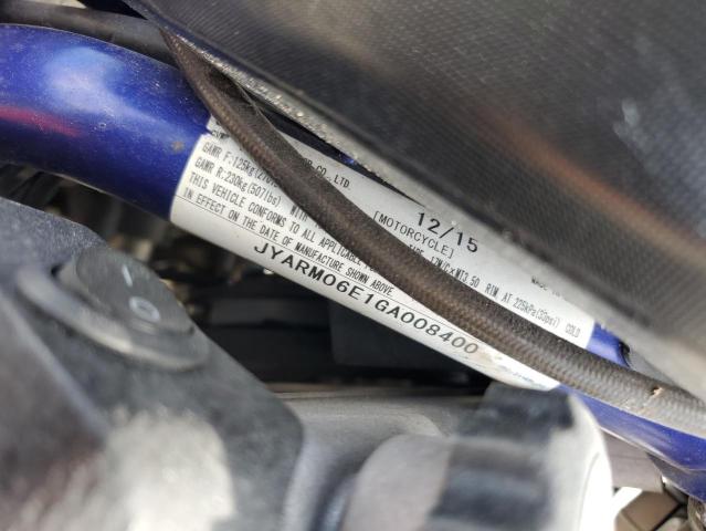 2016 YAMAHA FZ07 JYARM06E1GA008400