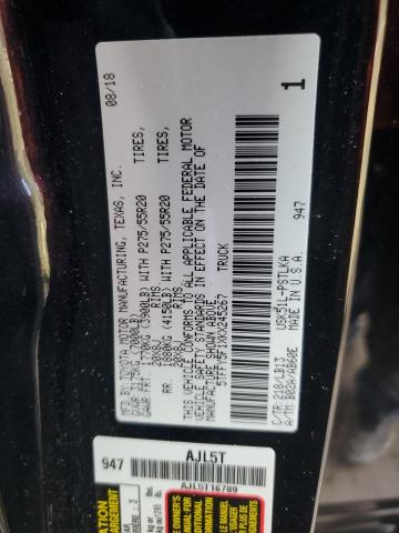 2019 TOYOTA TUNDRA CRE - 5TFFY5F1XKX245267