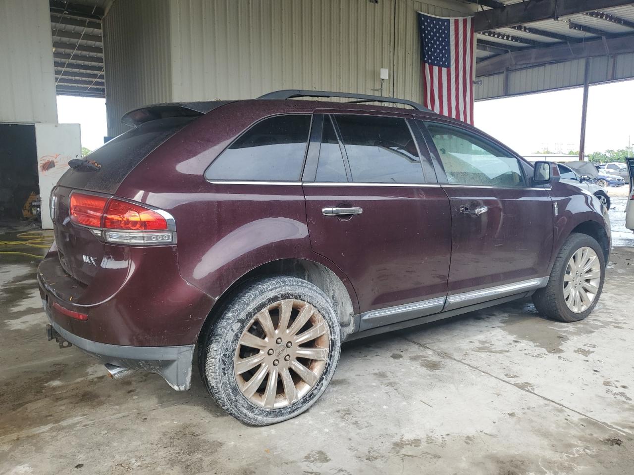 LINCOLN MKX 2011 burgundy  gas 2LMDJ6JKXBBJ06961 photo #4