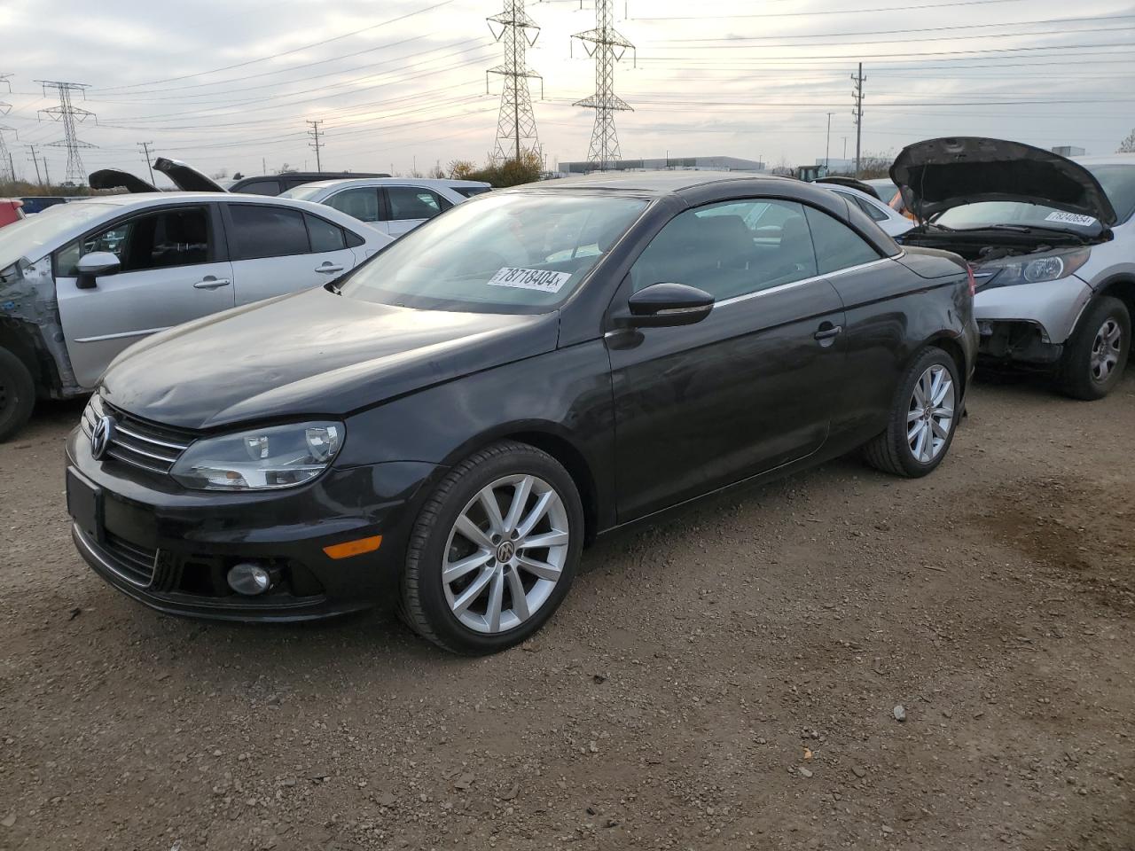 Lot #2945116680 2015 VOLKSWAGEN EOS KOMFOR