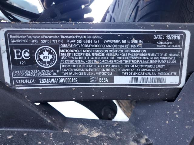 2011 CAN-AM SPYDER ROA - 2BXJAWA10BV000169