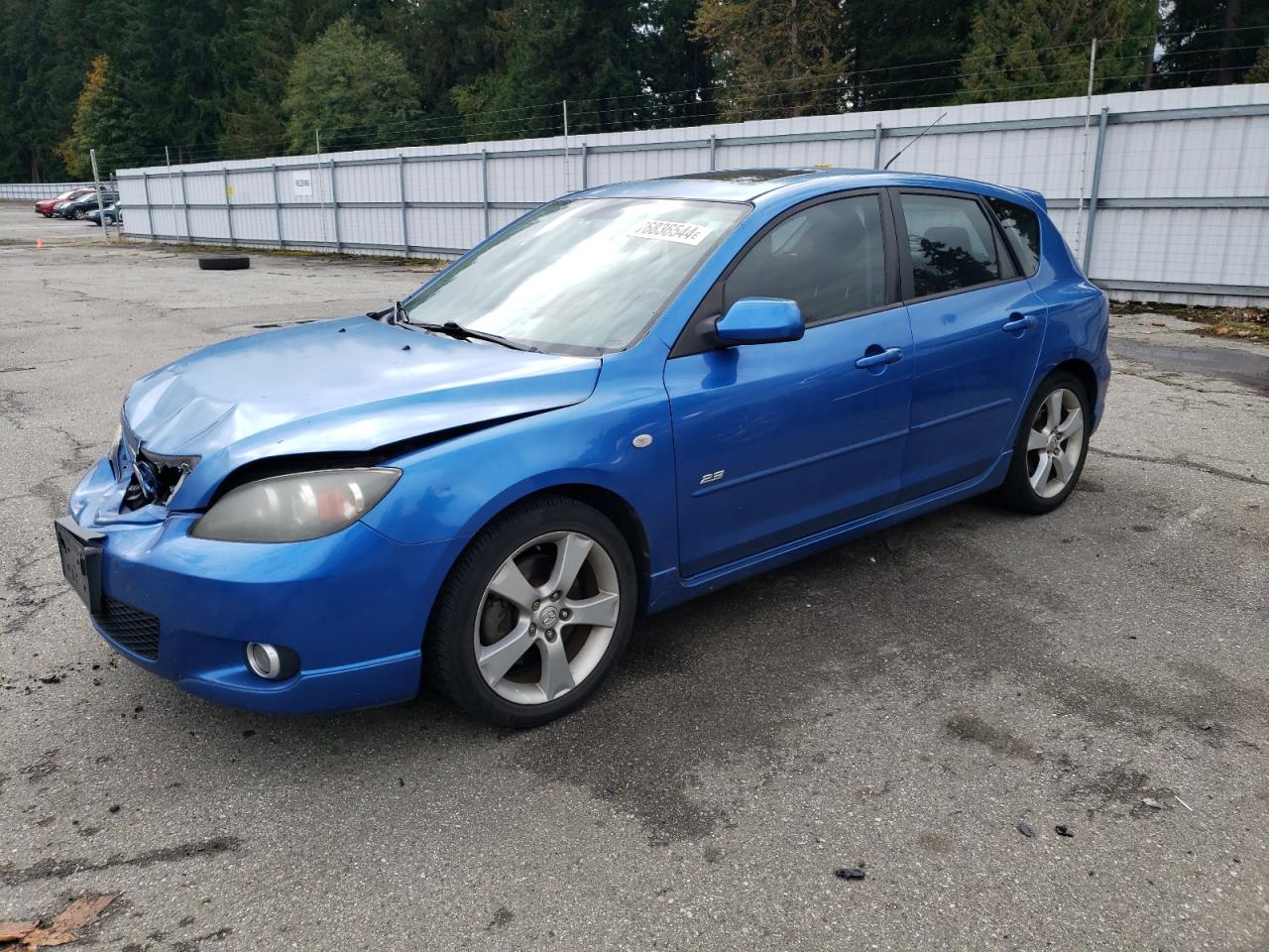 Lot #2943335732 2005 MAZDA 3 HATCHBAC