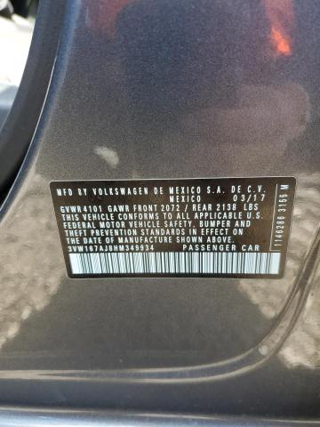 2017 VOLKSWAGEN JETTA S - 3VW167AJ8HM349934
