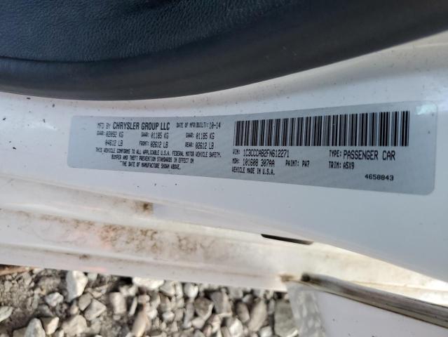 2015 CHRYSLER 200 LIMITE - 1C3CCCAB2FN612271