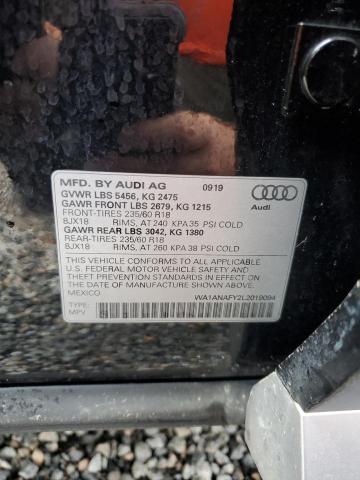 2020 AUDI Q5 PREMIUM - WA1ANAFY2L2019094