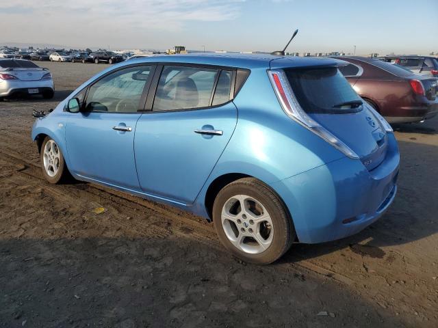 NISSAN LEAF SV 2011 blue hatchbac electric JN1AZ0CP3BT000582 photo #3