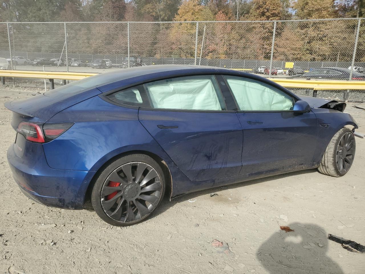 Lot #2974716113 2022 TESLA MODEL 3