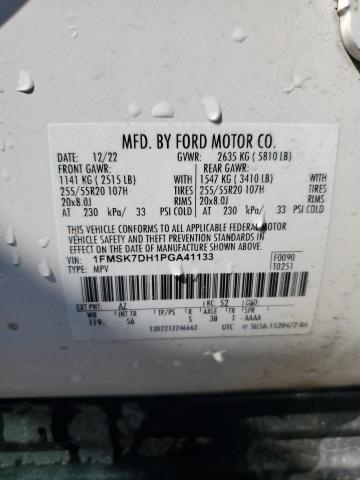 2023 FORD EXPLORER X - 1FMSK7DH1PGA41133