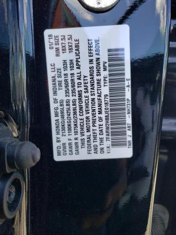 2018 HONDA CR-V EXL - 7FARW2H88JE018779