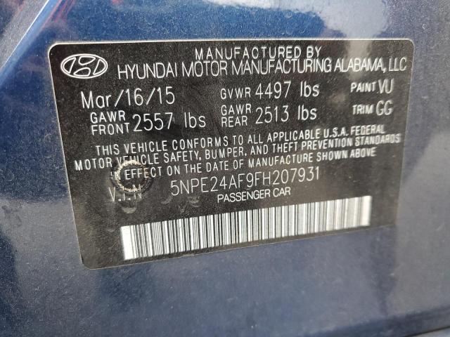 2015 HYUNDAI SONATA SE - 5NPE24AF9FH207931