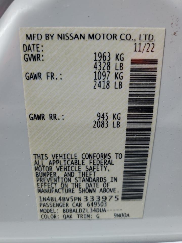 Lot #3028506942 2023 NISSAN ALTIMA S