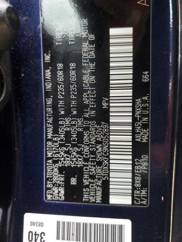 2022 TOYOTA SIENNA XSE - 5TDXSKFC9NS052897
