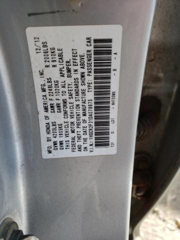 VIN 1HGCR2F31DA078675 2013 Honda Accord, LX no.12