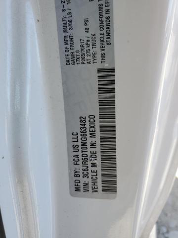 2021 RAM 1500 CLASS - 3C6JR6DT0MG663482