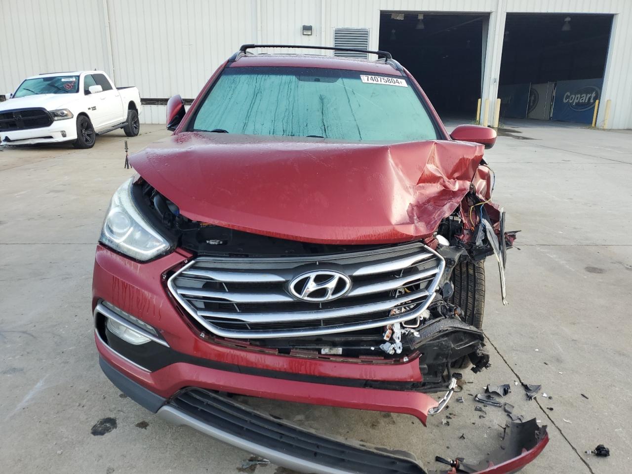 Lot #2938094933 2017 HYUNDAI SANTA FE S