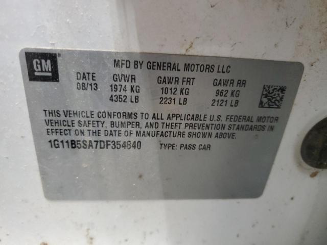 VIN 1G11B5SA7DF354840 2013 Chevrolet Malibu, LS no.12