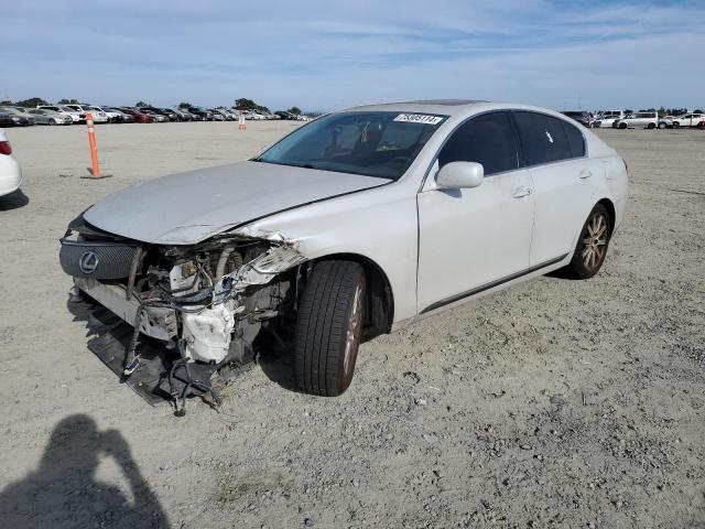 LEXUS GS 300 2006 white  gas JTHBH96S765019766 photo #1