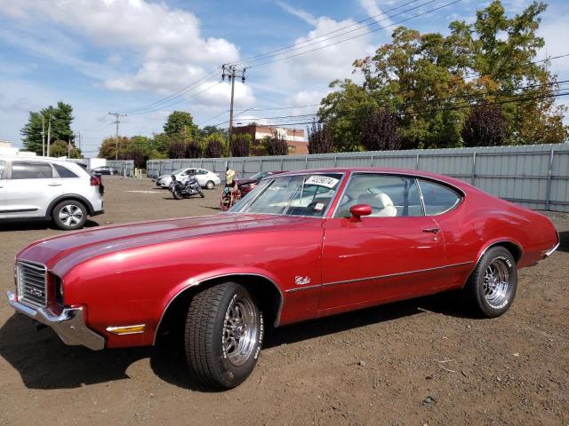 OLDSMOBILE CUTLASS 1972 maroon   3F87H2G120938 photo #1