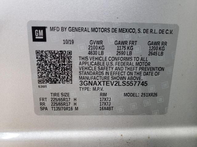 VIN 3GNAXTEV2LS557745 2020 CHEVROLET EQUINOX no.13