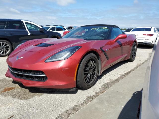 Vin: 1g1yf3d77e5114705, lot: 75077984, chevrolet corvette stingray 3lt 20141