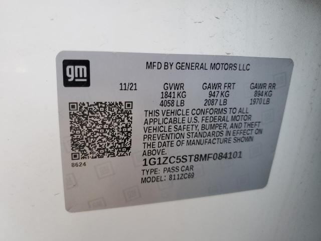 2021 CHEVROLET MALIBU LS - 1G1ZC5ST8MF084101