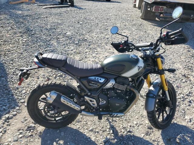 TRIUMPH MOTORCYCLE SCRAMBLER 2024 green  gas SMTT147Y1RNA09114 photo #1