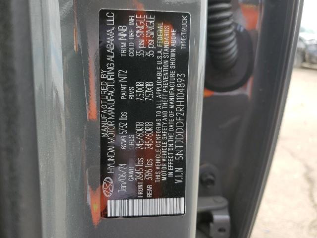 2024 HYUNDAI SANTA CRUZ - 5NTJDDDF2RH104893