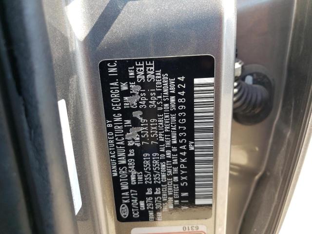 2018 KIA SORENTO SX - 5XYPK4A53JG398424