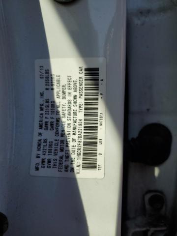 VIN 1HGCR2F87DA251904 2013 HONDA ACCORD no.12