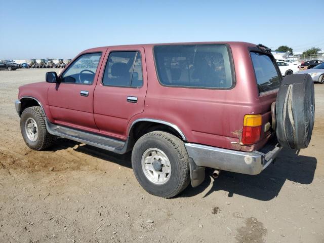 TOYOTA 4RUNNER VN 1990 red 4dr spor gas JT3VN39W6L8004354 photo #3