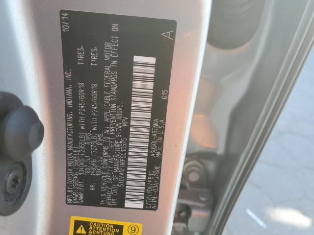 2015 TOYOTA HIGHLANDER - 5TDZARFH6FS010575