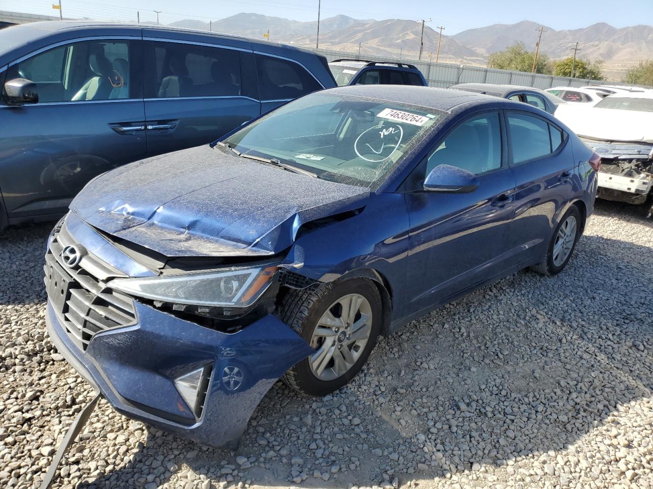 Lot #3026294444 2020 HYUNDAI ELANTRA SE