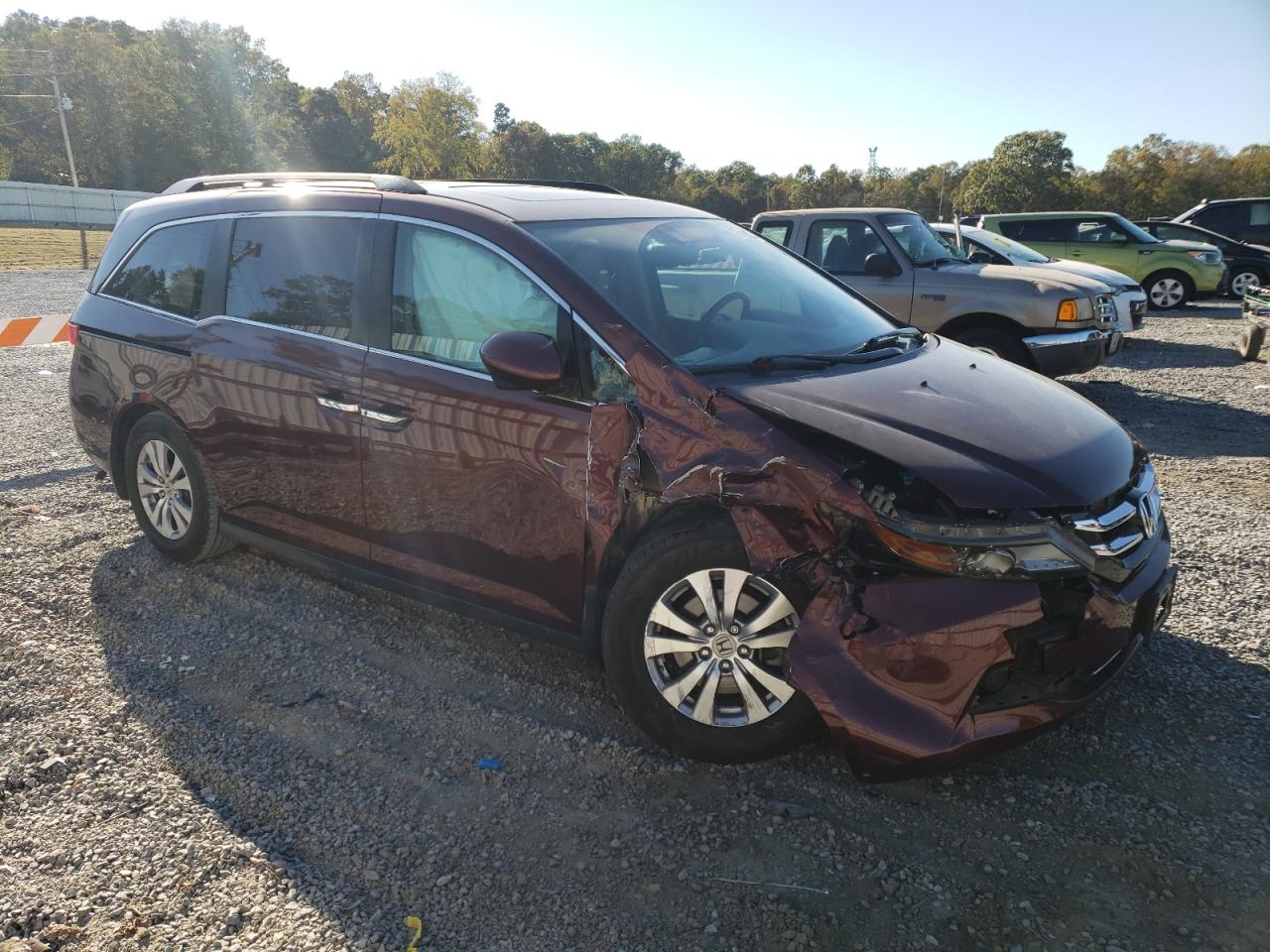 Lot #2938419211 2016 HONDA ODYSSEY EX