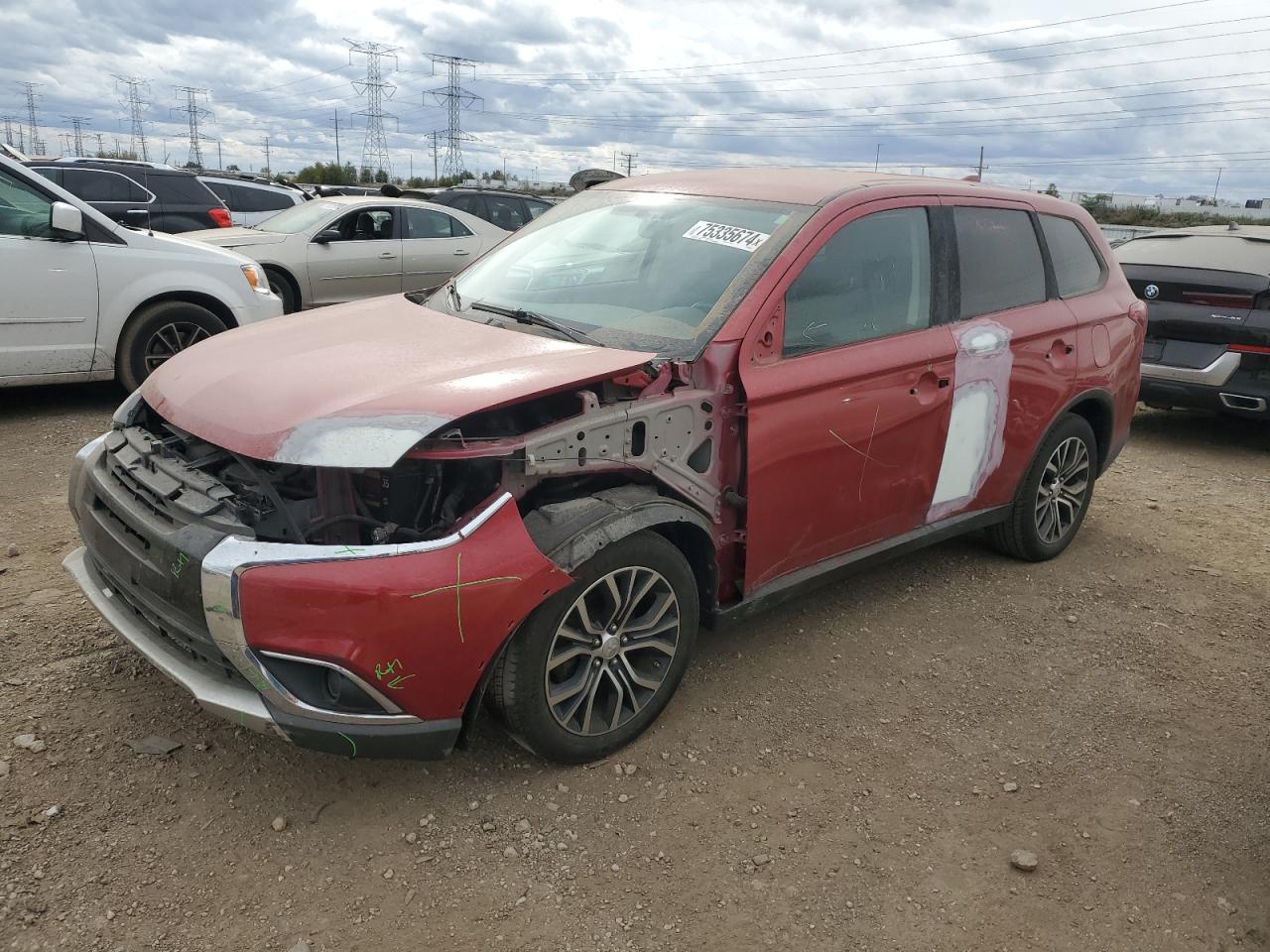 Lot #3005820325 2017 MITSUBISHI OUTLANDER