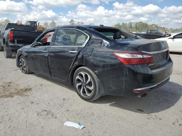 HONDA ACCORD EXL 2016 black  gas 1HGCR3F88GA025025 photo #3