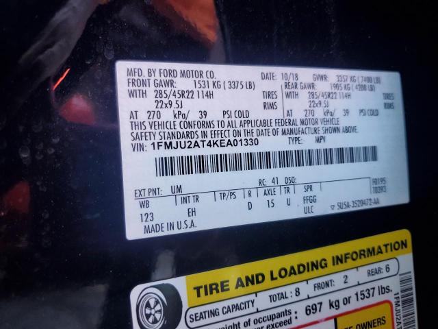 2019 FORD EXPEDITION - 1FMJU2AT4KEA01330