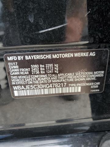 2017 BMW 540 I - WBAJE5C30HG478217