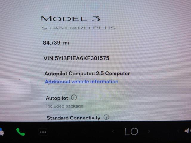 VIN 5YJ3E1EA6KF301575 2019 Tesla MODEL 3 no.8