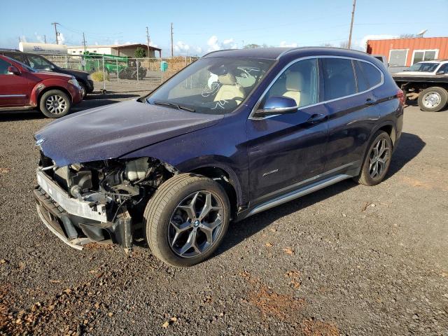 BMW X1 XDRIVE2 2016 blue  gas WBXHT3C33GP885171 photo #1