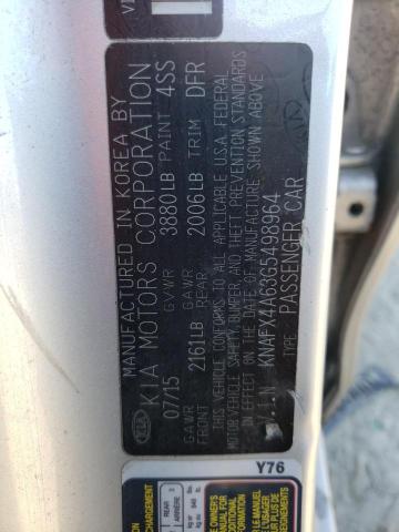 2016 KIA FORTE LX - KNAFX4A63G5498964