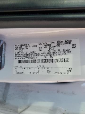 2016 FORD ESCAPE S - 1FMCU0F77GUC74378