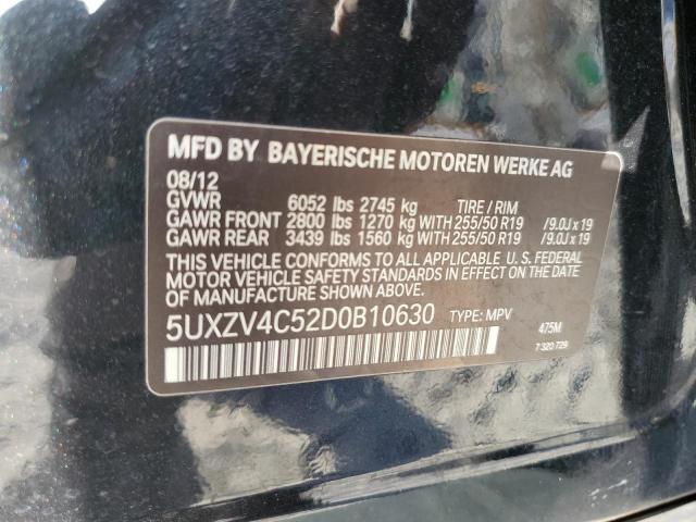 VIN 5UXZV4C52D0B10630 2013 BMW X5, Xdrive35I no.13