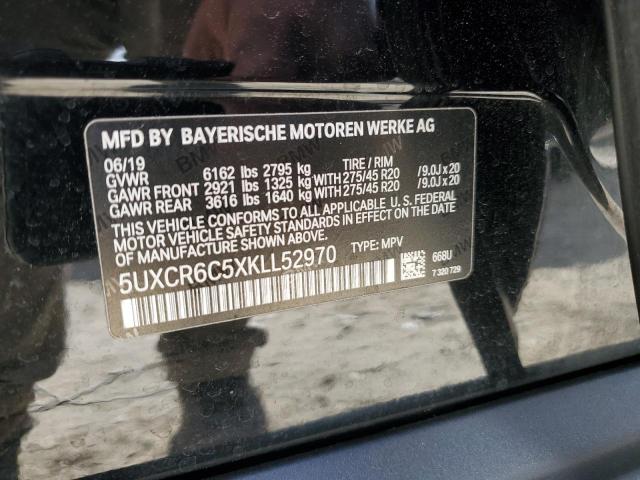 2019 BMW X5 XDRIVE4 - 5UXCR6C5XKLL52970