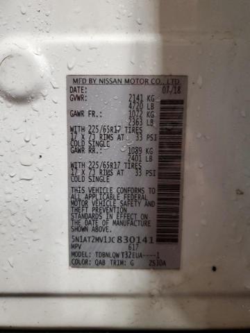 2018 NISSAN ROGUE S 5N1AT2MV1JC830141