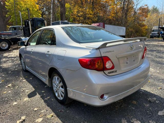 TOYOTA COROLLA BA 2009 gray sedan 4d gas 2T1BU40E59C135543 photo #4